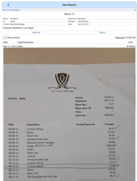 screenshot of Altova MobileTogether
